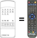 Replacement remote control TCE