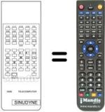 Replacement remote control TELECOMPUTER 5520