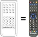 Replacement remote control TELECOMPUTER 99