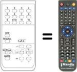 Replacement remote control TELEMASTER 12