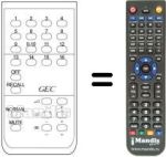 Replacement remote control TELEMASTER 16