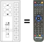 Replacement remote control TELEMASTER 8