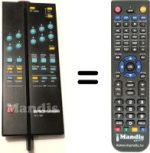 Replacement remote control Brionvega ARMONIA 2-25'