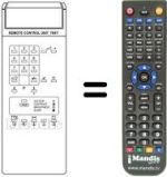 Replacement remote control TM 40