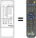 Replacement remote control TNQ 8E 0418