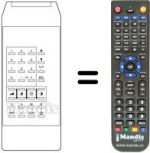 Replacement remote control TP 875 F