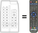 Replacement remote control TRD 99 / 16