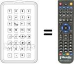 Replacement remote control TRS 99 / 16