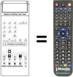 Replacement remote control TS 40