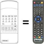 Replacement remote control TT 15-99