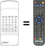 Replacement remote control TT 20