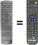 Replacement remote control Denver TVD 1401 MK2