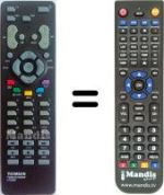 Replacement remote control Thomson 29 DU 45 ED