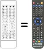 Replacement remote control Waltham CT 1420 F