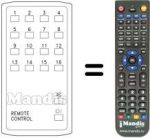 Replacement remote control ULTRASONIC 16