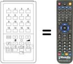 Replacement remote control FB 5026