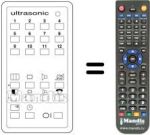 Replacement remote control US 12 PROG