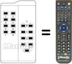 Replacement remote control US 8 FACH