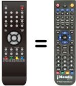Replacement remote control United LTW 20X81