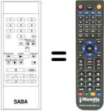 Replacement remote control V 1205 K