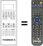 Replacement remote control Thomson V 610