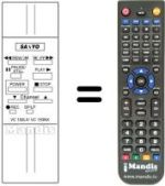 Replacement remote control VC 152LX / VC 153NX