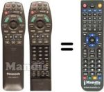 Replacement remote control VEQ 2364