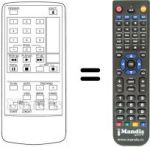 Replacement remote control SUPERLA VH 221 RC