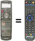 Replacement remote control 07P0457400