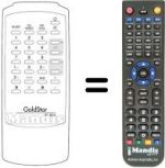 Replacement remote control LG CFT 9745