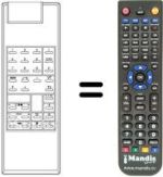 Replacement remote control 5652 09 12