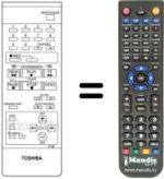 Replacement remote control VT-20