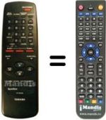 Replacement remote control Toshiba V 204 G