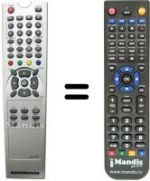Replacement remote control United UTV 14X83 D (ver. 2)