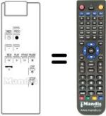 Replacement remote control DIGITAL CONTROL STEREO