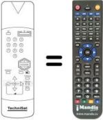 Replacement remote control 100 TS 032