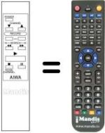 Replacement remote control WIRELESS REMOCON