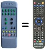 Replacement remote control Mivar 21 SF 1 STEREO