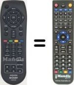 Replacement remote control Sharp LC 32 LU630