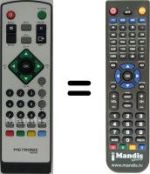 Replacement remote control 060500