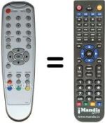 Replacement remote control Kathrein UFS 321 SI