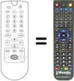 Replacement remote control Pace MSS 228