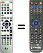 Replacement remote control LG LH-W 5200
