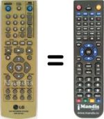 Replacement remote control Goldstar DR-275