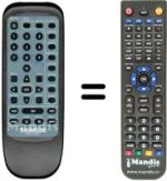 Replacement remote control Thomson DTH 1000
