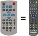 Replacement remote control Telesystem TS 5.1 VX