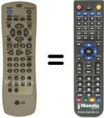 Replacement remote control LG DR-4810