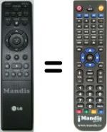Replacement remote control Goldstar RH-388 H
