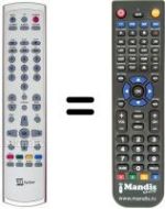 Replacement remote control Telesystem TS 4.5 HD-CI