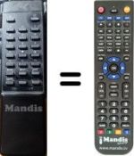 Replacement remote control Pace MSP 995